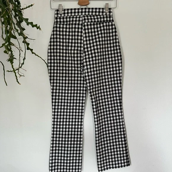 Gingham Free People Pants - Picture 4 of 4